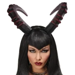 Halloween tilbehør sjove rekvisitter karneval fest dekoration djævel horn hovedbeklædning spøgelse festival dans pandebånd