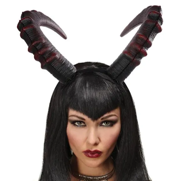 Halloween tilbehør sjove rekvisitter karneval fest dekoration djævel horn hovedbeklædning spøgelse festival dans pandebånd