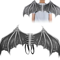 Halloween Vinger Foldbar Fest Kostume Prop Cosplay Tilbehør til Børn Kid Gave Sort
