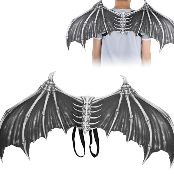 Halloween Vinger Foldbar Fest Kostume Prop Cosplay Tilbehør til Børn Kid Gave Sort