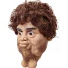 Halloween Voksen Dobbelt Hage Horror latex maske, til Cosplay Rave Party Maskerade Party
