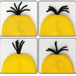 Halloween-kostume Beaniehue Minion-briller Handsker Maskeradekostume Despicable Me Cosplay Tilbehør Voksen