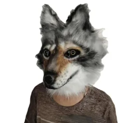 Halloweenmaske sceneoptræden rekvisitter ulv hund cos udklædning