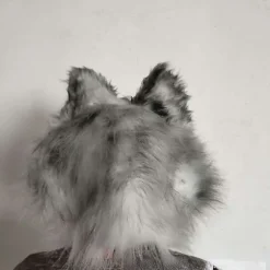 Halloweenmaske sceneoptræden rekvisitter ulv hund cos udklædning