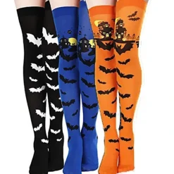 Halloweenstrømper Flagermusstrømper D D D