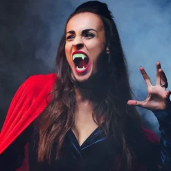 Halloween-Tænder Gløder i Mørket Fangtænder Klæd Dig Ud Foregiv