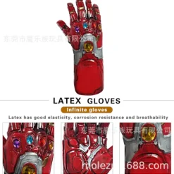 Handsker Marvel Perifer Rød Iron Man Handsker Props Ædelstene Indlagt Ubegrænset Figurer Reunion 4 Props Børns Legetøj