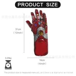 Handsker Marvel Perifer Rød Iron Man Handsker Props Ædelstene Indlagt Ubegrænset Figurer Reunion 4 Props Børns Legetøj