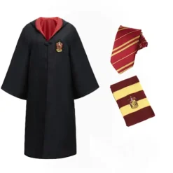 Harry Potter Cosplay Kostume Unisex Voksen/Børn - Perfekt Gryffindor Adult L
