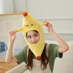 Hat Party Banan Plys Kostume Sjov Nyhed Frugt Cosplay Hatte Hovedbeklædning Kasket Børn Skør Dag Hovedbeklædning Klæd Dig Ud Tropisk Rollespil Ny2023 | Fyndiq