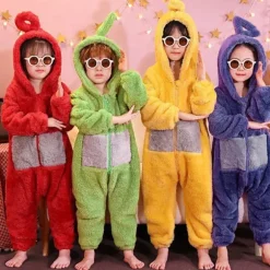 Heldragt Pyjamas Dame Hjemmetøj Herre Og Dame Fortykket Koral Fleece L