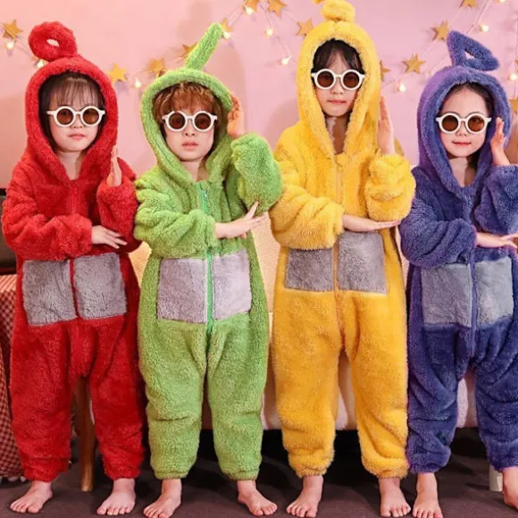 Heldragt Pyjamas Dame Hjemmetøj Herre Og Dame Fortykket Koral Fleece L