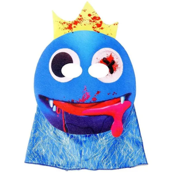 Helt regnbuevenner kostume til børn voksne blå monster Wiki Cosplay Horror spil Halloween jumpsuit festtøj med hovedbeklædning -a Style A Size 130