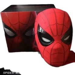 Hemma Hovedbeklædning Cosplay Bevægelige Øjne Maske Spider-Man 1:1 Fjernbetjening Elastisk Maske_paris