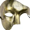 Herr Mask Phantom of the Opera Maskerade Maske Halvmaske (Guld)-FA-