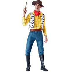 Herr Toy Story Woody Voksen Maskerade Fest Cowboy Kostume Cosplay Tøj[JSR] XL