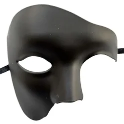 Herre Maske Phantom Of The Opera Halv Maskerade Maske Black