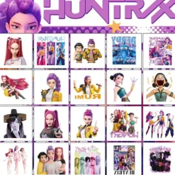 Heta 20 stk. K-POP Demon Hunters Midlertidige Tatoveringer Klistermærker Vandtætte&c&20stk. c c 20pcs