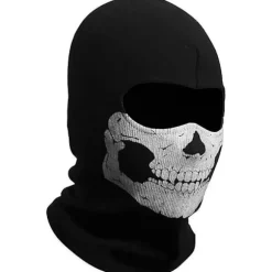 /HH/Ghost Mask Skull Balaclava Skelet Kostume Helhoved Ski Snood Maske Strikket Vindtæt Varmer Hovedbeklædning til Cykel Skateboard{hw}