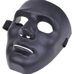 Hip Hop Dansemaske Halloween Maskerade Rollespilsmaske - Sort (PA)