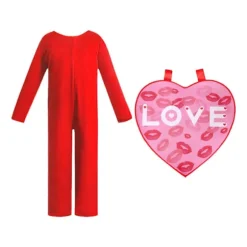 Hjerte Kostume Valentinsdag Kostume til Fest Jubilæum Festival Performance-lingling} XL