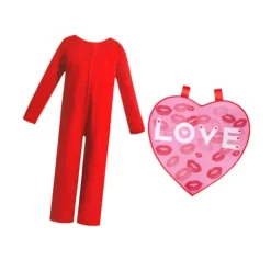 Hjerte Kostume Valentinsdag Kostume til Fest Jubilæum Festival Performance-lingling} XL
