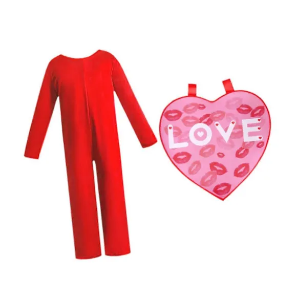 Hjerte Kostume Valentinsdag Kostume til Fest Jubilæum Festival Performance-lingling} XL