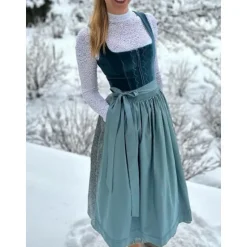 Højkvalitets Efterårs Oktoberfest Retro Øl Nederdel til Kvinder xxL