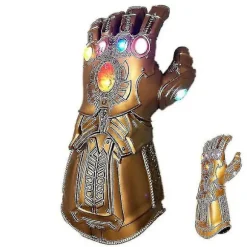 Håndske til børn Infinity Gauntlet med LED-lys Avengers 4 Cosplay Legetøj
