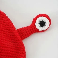 Håndvævet hue, strikket tegneserie-beanie, teenager-beret-hat, nyhedshovedbeklædning, sød nyhedshovedbeklædning, Halloween-fotorekvisitter Sort (Sort) | Fyndiq