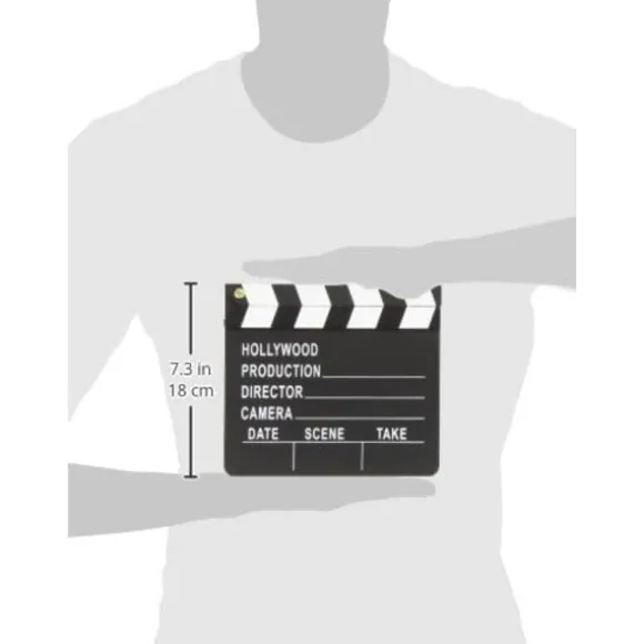 Hollywood Filmklap Sort Træ Instruktørtavle Kreativ