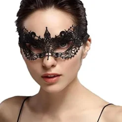 (Hoops + elvere) Blonde Kvinde Ulvemaske (Maske A)