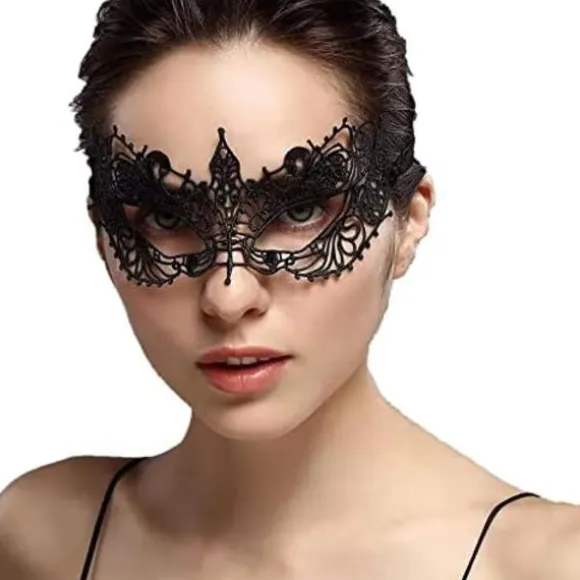 (Hoops + elvere) Blonde Kvinde Ulvemaske (Maske A)