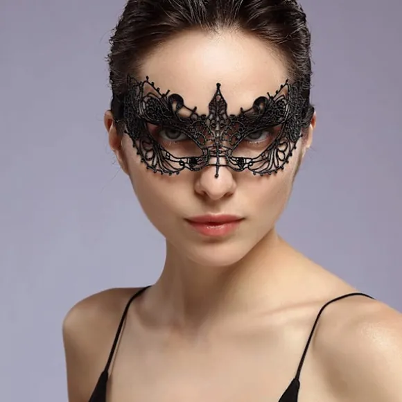 (Hoops + elvere) Blonde Kvinde Ulvemaske (Maske A)
