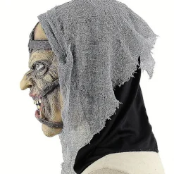 Horror Heksemaske Halloween Terror Latex Maske Skræmmende Cosplay Kostume Rekvisitter Fancy Dress Tilbehør