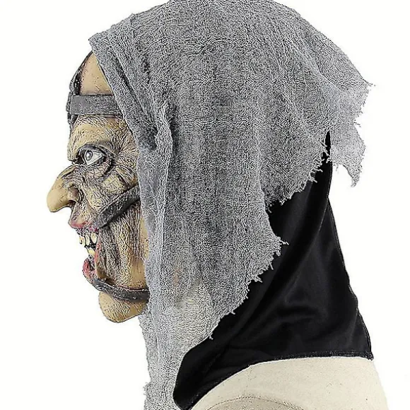 Horror Heksemaske Halloween Terror Latex Maske Skræmmende Cosplay Kostume Rekvisitter Fancy Dress Tilbehør