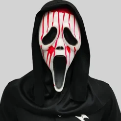 Horror Maske - Halloween Cosplay Horror Sjov Spøgelsesmaske - Scream Maske-FS- A