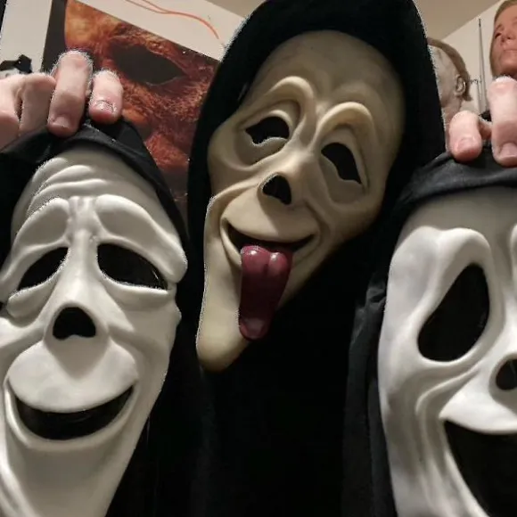 Horror Maske til Ansigt, Kostume Rekvisitter til Voksne red tongue mask