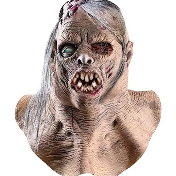Horror The Walking Dead Zombie Maske Uhyggelig Halloween Kostume Horror Blodig Voksen Halloween Dekoration Rekvisitter