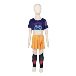Hot tilbud til lav pris! 2025 Demon Hunter K-Pop Kostume | Pige Cosplay Kostumer (3-delt sæt) - Glad nr. 1 3-delt sæt{F2} No. 1 3-piece set 140cm