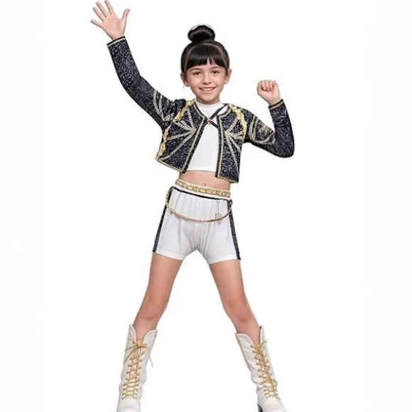 Hot tilbud til lav pris! 2025 Demon Hunter K-Pop Kostume | Halloween Outfit Kvinder Børn Cosplay Ankelring-Glad Ankelring-FA- Ankelring 140cm Ankle Ring | Fyndiq