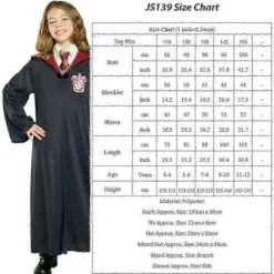 Hot tilbud til lav pris! Harry Potter 6 stk. Sæt MagWizard Cosplay Fancy Dress Cape Cloak Kostume-2025-Glad Yellow 125cm (5-6 years)