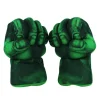Hulk handsker, 1 par bløde boksehandsker Hulk kostume plys hånd Fis