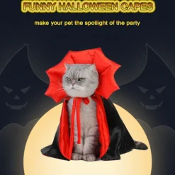 Hundekostume Kæledyrskostume Vampyrkappe Heksekostume til Små og Mellemstore Hunde Katte Hvalp