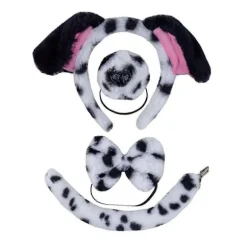 Hundekostumesæt til Cosplay - Plys Ører Hale Butterfly, Halloween Julefest Tilbehør til Voksne Børn D