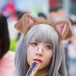 Hundører Hårbøjle Dyretemafest Hårbøjle Cosplay Kostume Tilbehør Udklædningsrekvisit