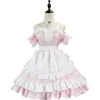 Hurtig levering Kvinder Sød Lolita Kjole Viktoriansk Ærmeløs Prinsesse Cosplay Kostumer Hjemmekjoler_max