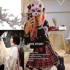 Hvid Papirmaske Katteansigt - 10 Styk, Pulp Blankt Håndmalet Maske, Personlig Design, Velegnet Til Halloween Kostume Cosplay Cy-yuhao