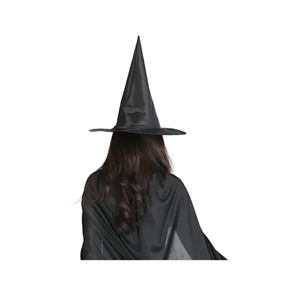 Häxhatt halloween häxdräkt svart