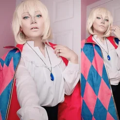 Hyl Kostume Paryk Anime Hylende Slot Cosplay Kostumer Paryk Jakke Halskæde Halloween Kostumer til Kvinder Mænd Stil 3, CJY Style 3 S